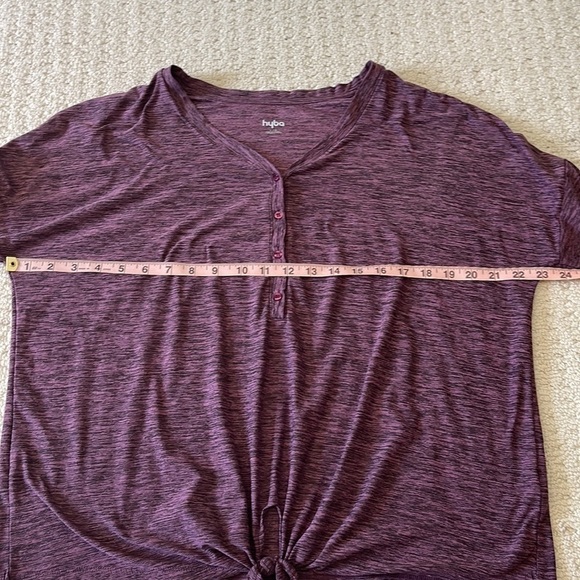 Hyba Tie-Front Long Sleeved Top Size Large - Picture 9 of 11